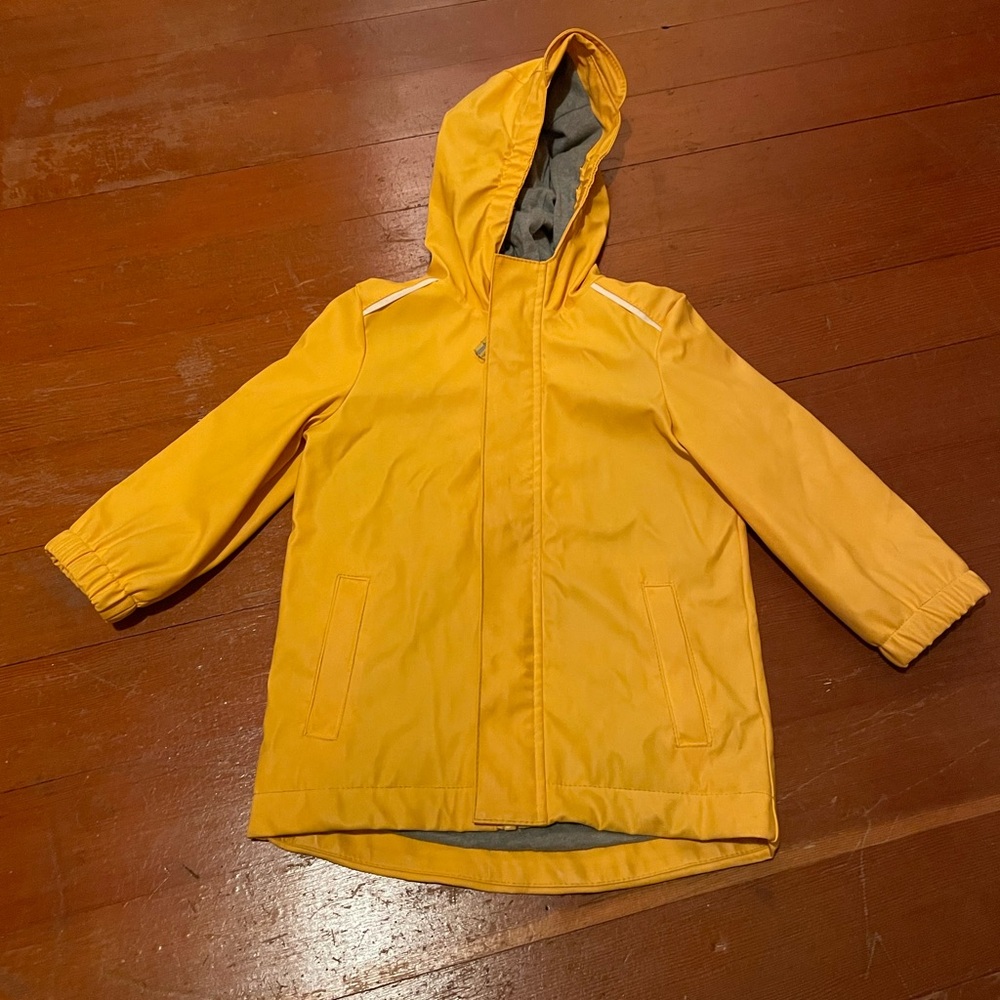 Yellow toddler raincoat from Cat and Jack (Target)